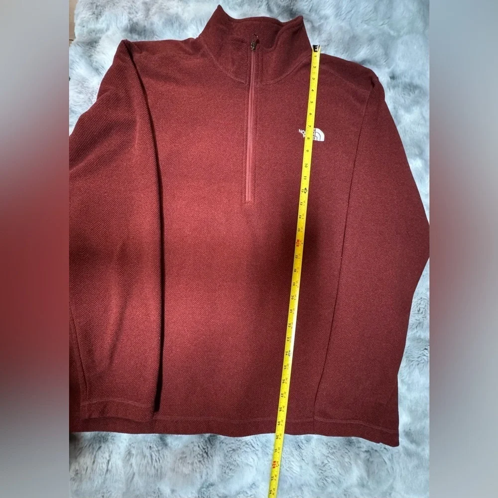The North Face Red Quarter-Zip Pullover
